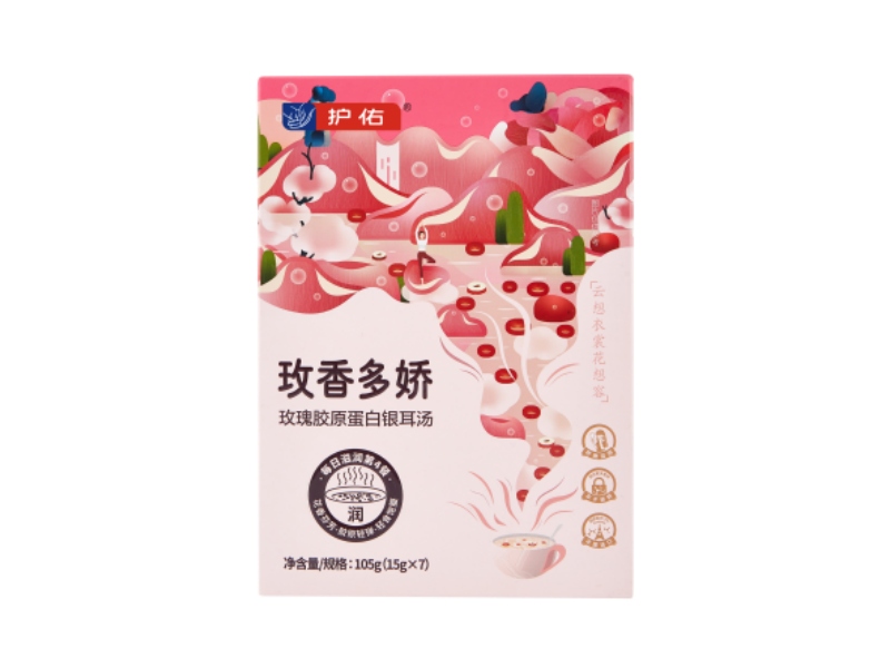 Rosé Radiance – Collagène de rose & Soupe aux champignons blancs